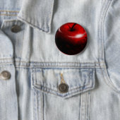 Rotes glänzendes Apple - verbotene Frucht Button (Beispiel)