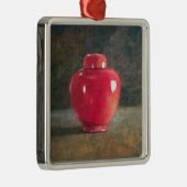 Rotes Glas 1996 Ornament Aus Metall (Rechts)