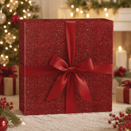 Rotes Glitter-Sparkling-Geschenkpapier Geschenkpapier