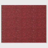 Rotes Glitter-Sparkling-Geschenkpapier Geschenkpapier (Flach)