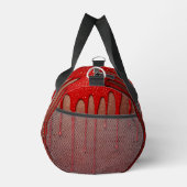 Rotes Glitter-Tropfend Duffle Bag (Rechts)