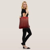 Rotes Glitter-Tropfend Tasche (Am Model)