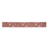 Rotes Glitter-Weihnachten Satinband (Vorderseite)