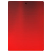 Rotes Glitzer-Monogramm Klemmbrett (Rückseite)