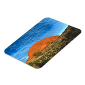 Rotes Glühen des berühmten Ayers Rock im Freien Magnet (Linke Seite)
