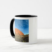 Rotes Glühen des berühmten Ayers Rock im Outback Tasse (Vorderseite Links)