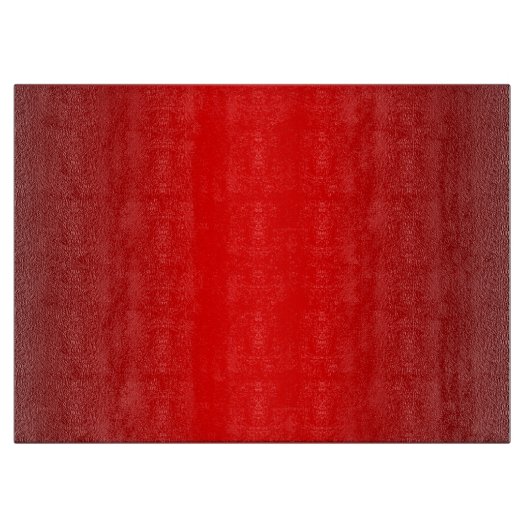 Rotes Glühen-Glas Schneidebrett (Vorderseite)