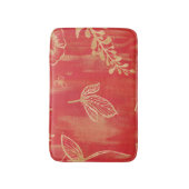 Rotes Gold Badematte (Vorderseite Vertikal)