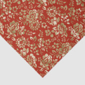 Rotes Gold-Blick Seidenpapier bringt (Detail)