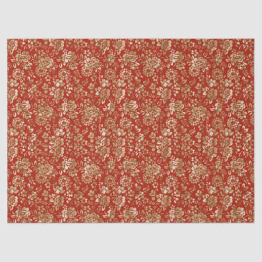 Rotes Gold-Blick Seidenpapier bringt (Vorderseite)