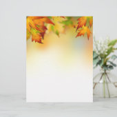 Rotes Goldblätterblättern Lethead (Stehend Vorderseite)