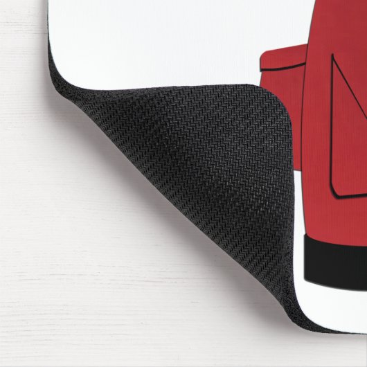 Rotes Golftasche-Golf Mousepad (Ecke)