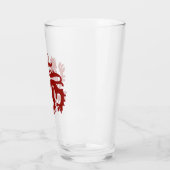 Rotes Gothisches Wiederbelebungsglas Glas (Links)
