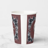 Rotes gotisches Brautparty Pappbecher (Links)