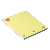 rotes Grafikpapier Notizblock (angewinkelt)