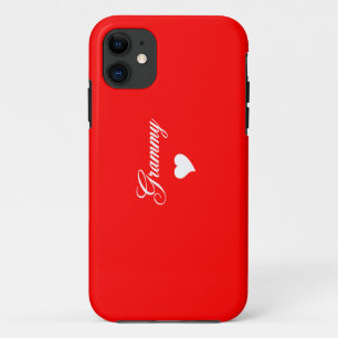 Rotes Grammy mit Herzen Case-Mate iPhone Hülle