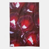 Rotes Granatapfel Geschirrtuch (Vertikal)
