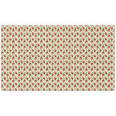 Rotes Granatapfel mit grünen Blätter Creme Tablecl Tischdecke (Vorderseite (Horizontal))