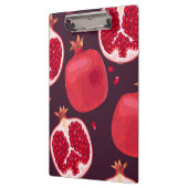 Rotes Granatapfelfrucht | Fruchtklappe Klemmbrett (Links)