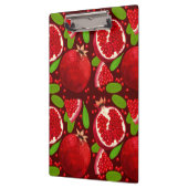 Rotes Granatapfelfrucht | Fruchtklappe Klemmbrett (Links)