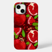 Rotes Granatapfelfrucht | iPhone 14 Case-Mate Hülle (Rückseite)