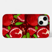Rotes Granatapfelfrucht | iPhone 14 Case-Mate Hülle (Rückseite (Horizontal))