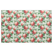Rotes Granatapfelfrucht und grüne Blätter Stoff (Fat Quarter (45,7 x 55,9 cm))