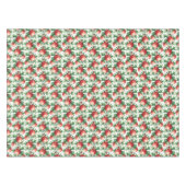Rotes Granatapfelfrucht und grüne Blätter Tischdecke (Vorderseite (Horizontal))