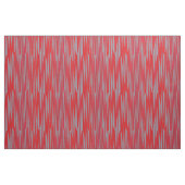 Rotes graues vertikaler Streifen-geometrisches Stoff (Fat Quarter (45,7 x 55,9 cm))