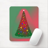 Rotes Grün, frohe Weihnachtsbaum Mousepad (Mit Mouse)