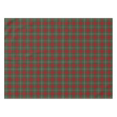 Rotes Grün und Beige Tartan Kariertes Muster Tischdecke (Vorderseite (Horizontal))