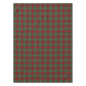 Rotes Grün und Beige Tartan Kariertes Muster Tischdecke (Vorderseite)