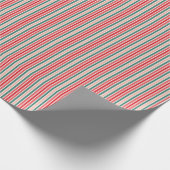 Rotes Grün und gestrichenes Papier Geschenkpapier (Ecke)