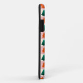 Rotes grünes Aquarell Frohe Weihnachtsbaummuster Case-Mate iPhone Hülle (Hinten/Rechts)