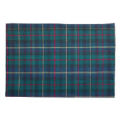 Rotes, grünes, blaues schottisches Tartan-Muster. Kissenbezug (Rückseite)