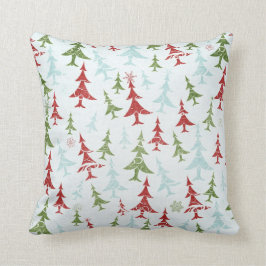 Rotes, grünes, blaues u. weißes kissen