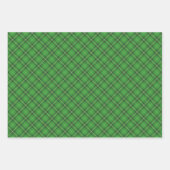 Rotes, grünes, gelbes Kariertes Umschlagpapier Set Geschenkpapier Set (Vorderseite 3)