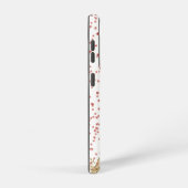 Rotes grünes Goldenes Schneeflocken Xmas Custom Mo Samsung Galaxy Hülle (Rechte Seite)