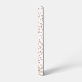 Rotes grünes Goldenes Schneeflocken Xmas Custom Mo Samsung Galaxy Hülle (Linke Seite)