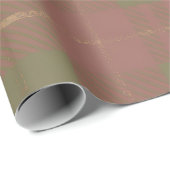 Rotes grünes Karomuster Geschenkpapier (Rolleneckpunkt)