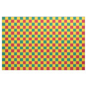 Rotes, grünes und gelbes Schachbrettmuster Stoff (Yard (91,4 cm))