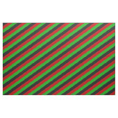 Rotes, grünes und schwarz gestreiftes Muster Stoff (Yard (91,4 cm))