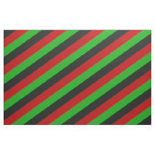Rotes, grünes und schwarz gestreiftes Muster Stoff (Fat Quarter (45,7 x 55,9 cm))