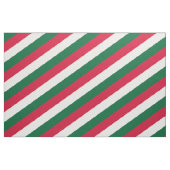 Rotes, grünes und weißes Streifen Stoff (Fat Quarter (45,7 x 55,9 cm))