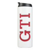 Rotes GTI Abzeichen Thermosbecher (Nach rechts gedreht)