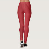 Rotes Gym-Yoga-Workout Leggings (Rückseite)