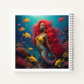 Rotes Haar Notizblock (Rückseite)