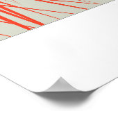 Rotes Haar Poster (Ecke)