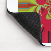 Rotes Hakuna-Matata-Muster Mousepad (Ecke)