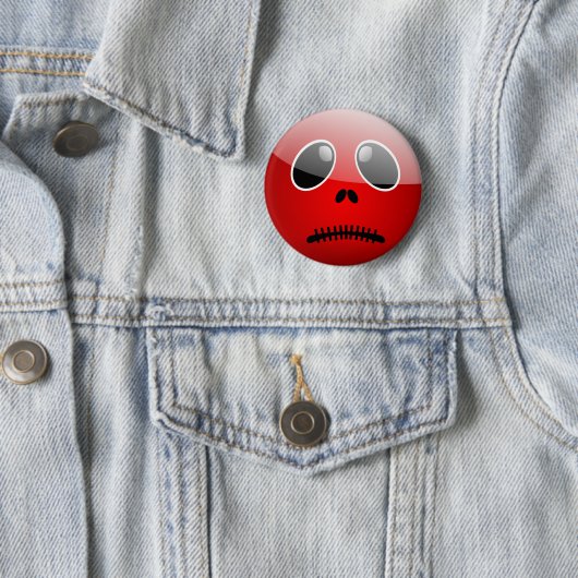 Rotes Halbkugel Button (Beispiel)